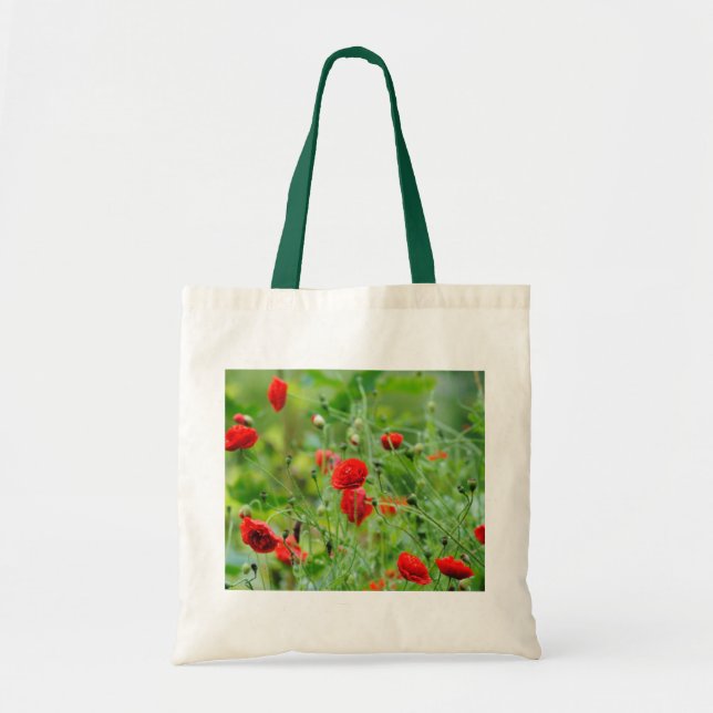 Bolsa Tote Flor de papoila (Frente)
