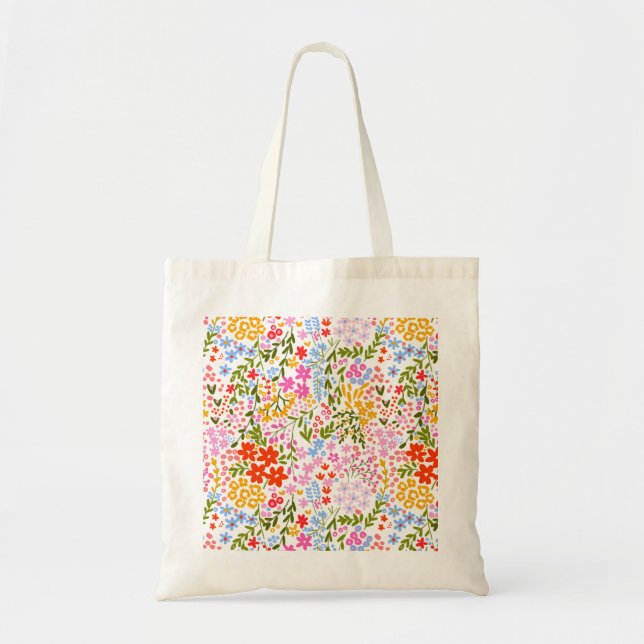 Bolsa Tote Flor de Prado (Frente)