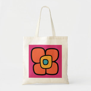 Bolsa Tote Flor de Primavera Retrô