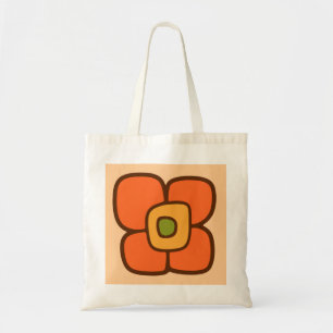 Bolsa Tote Flor de Primavera Retro