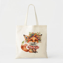 Bolsa Tote Flor de Raposa Berry