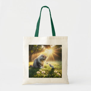 Bolsa Tote Flor de Rato Gato Fantástico