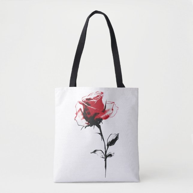 Bolsa Tote Flor de Rosa (Frente)