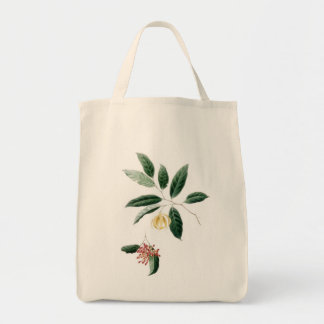 Bolsa Tote Flor floral do saco, a vermelha e a amarela