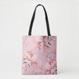 Bolsa Tote Flor floral rosa