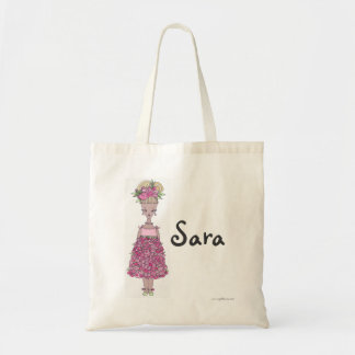 Bolsa Tote Flor Girl Tote Bag - Sara - personalizar