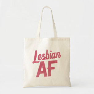 Bolsa Tote Flor Lesbiana AF Orgulho LGBT Desfile de Amor Gay