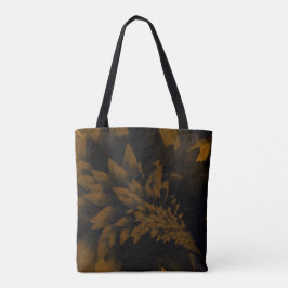 Bolsa Tote Flor Marrom e Preto