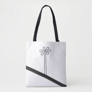 Bolsa Tote Flor Nazca Peru Símbolo antigo do geoglifo ídolo I