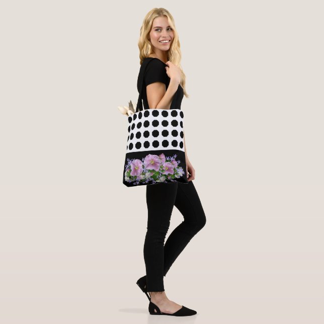 Bolsa Tote Flor negra (No(a) Modelo)