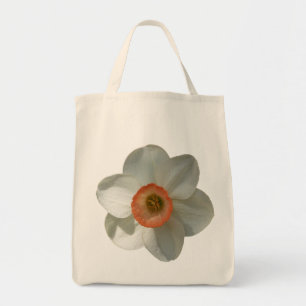 Bolsa Tote Flor-Primavera Daffodil Rosa