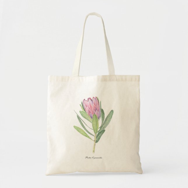 Bolsa Tote Flor Protea  (Frente)