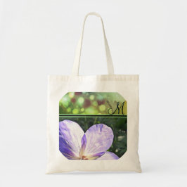 Bolsa Tote Flor púrpura Sol (monograma)
