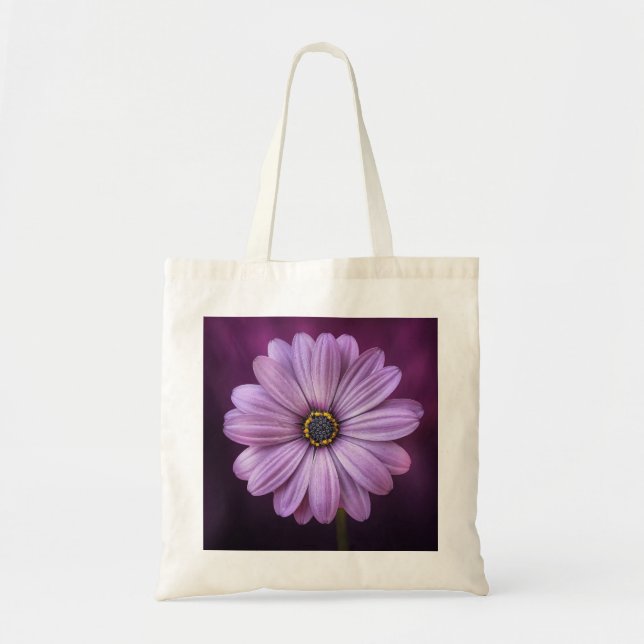 Bolsa Tote Flor Roxo no Bloom (Frente)