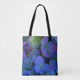 Bolsa Tote Flor roxo, púrpura, empoeirado