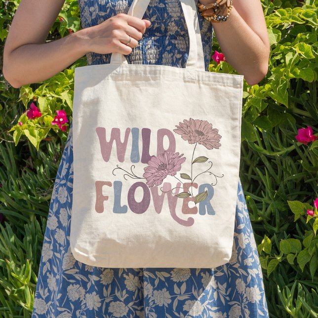 Bolsa Tote Flor selvagem (Criador carregado)