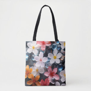Bolsa Tote Flor selvagem Lago Natural Serene