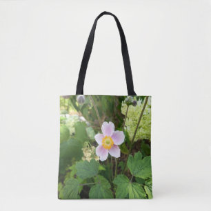 Bolsa Tote Flor Silvestre Rosa Floral Botânica R