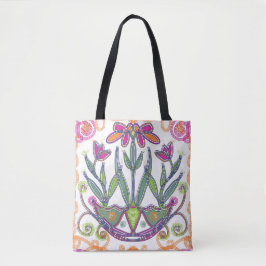 Bolsa Tote Flor, sobre o saco de bolinhos