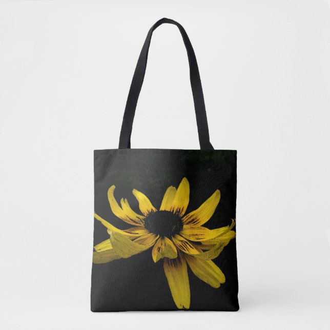 Bolsa Tote Flor Susan de Olhos Negros (Frente)