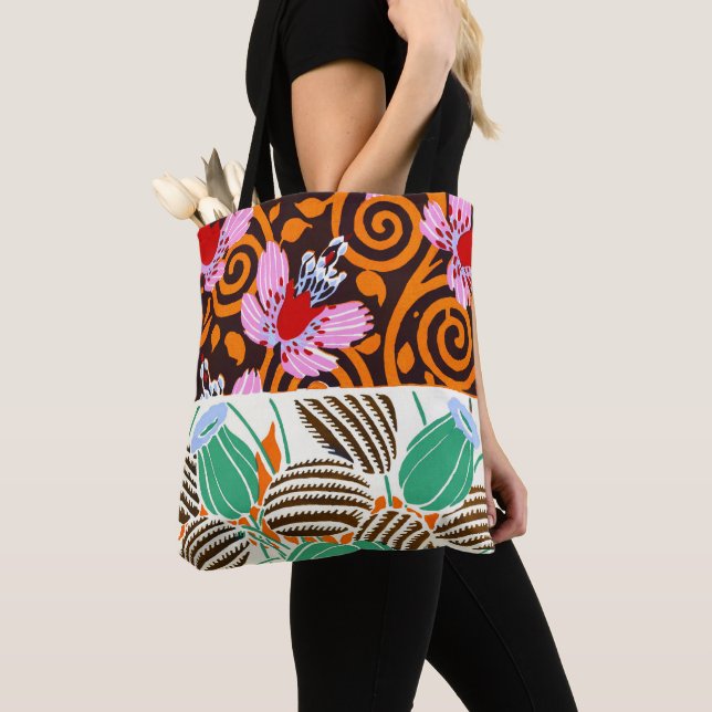Bolsa Tote Flor tropical (Close Up)