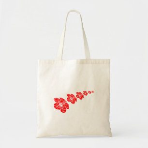 Bolsa Tote Flor tropical do hibiscus