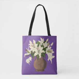 Bolsa Tote Flor vaso