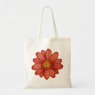 Bolsa Tote flor vermelha