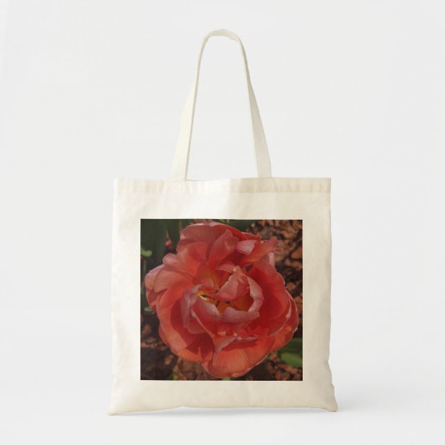 Bolsa Tote flor vermelha (Frente)