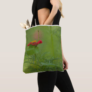Bolsa Tote Flor Vermelho no Campo