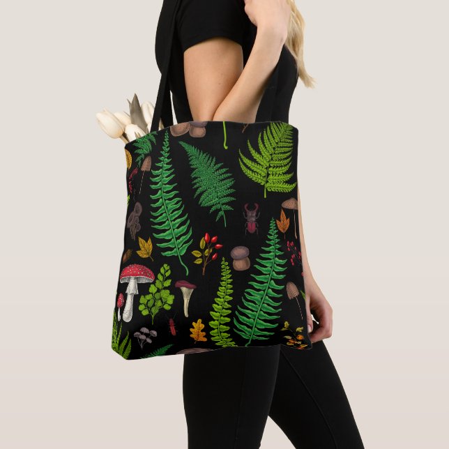 Bolsa Tote Flora e fauna florestais (Close Up)