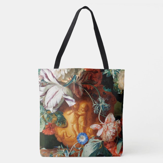 Bolsa Tote Florais Sumptuosos (Frente)