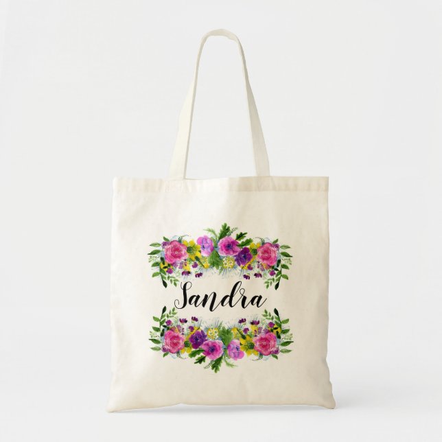 Bolsa Tote Floral (Frente)