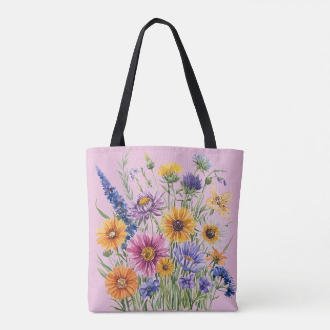Bolsa Tote Floral (Verso)