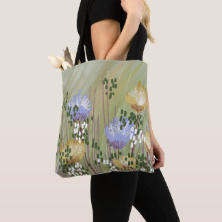 Bolsa Tote Floral Abstrato Moderno Tendencial