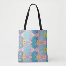 Floral Aquarela Azul e Amarelo