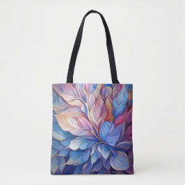 Bolsa Tote Floral Azul