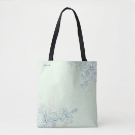 Bolsa Tote Floral Chic Personalizado