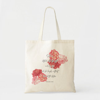 Bolsa Tote Floral Christian Tote Bag