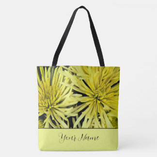 Bolsa Tote Floral Clássico Amarelo Personalizável