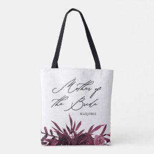 Bolsa Tote Floral com a Mãe do Escrito Bride