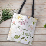 Bolsa Tote Floral de Flor Selvagem de Bridesmaid Gift<br><div class="desc">Um saco de tote de festa de solteira floral de flor silvestre chic & trendy. O presente ideal para as suas raparigas favoritas.</div>