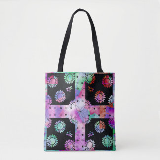 Bolsa Tote Floral Girassol Abelha Colorida Present