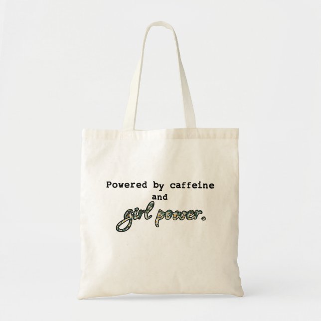 Bolsa Tote Floral Girl Power (Frente)