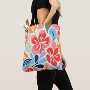 Bolsa Tote Floral inspirado pelo Matisse
