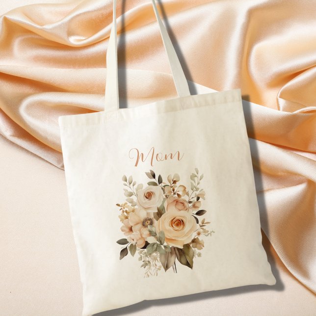 Bolsa Tote Floral Mãe (Criador carregado)