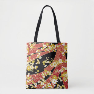 Bolsa Tote Floral Mix Kimono Pattern