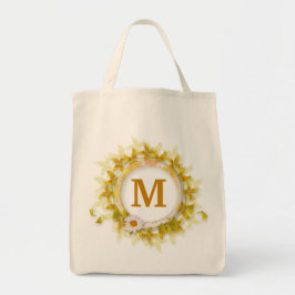 Bolsa Tote Floral Monogramada