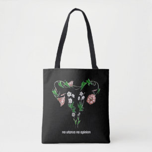 Bolsa Tote Floral No Uterus No Opinião Sobre Os Direitos Da M