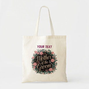 Bolsa Tote Floral Personalizada para a Mãe do Noiv